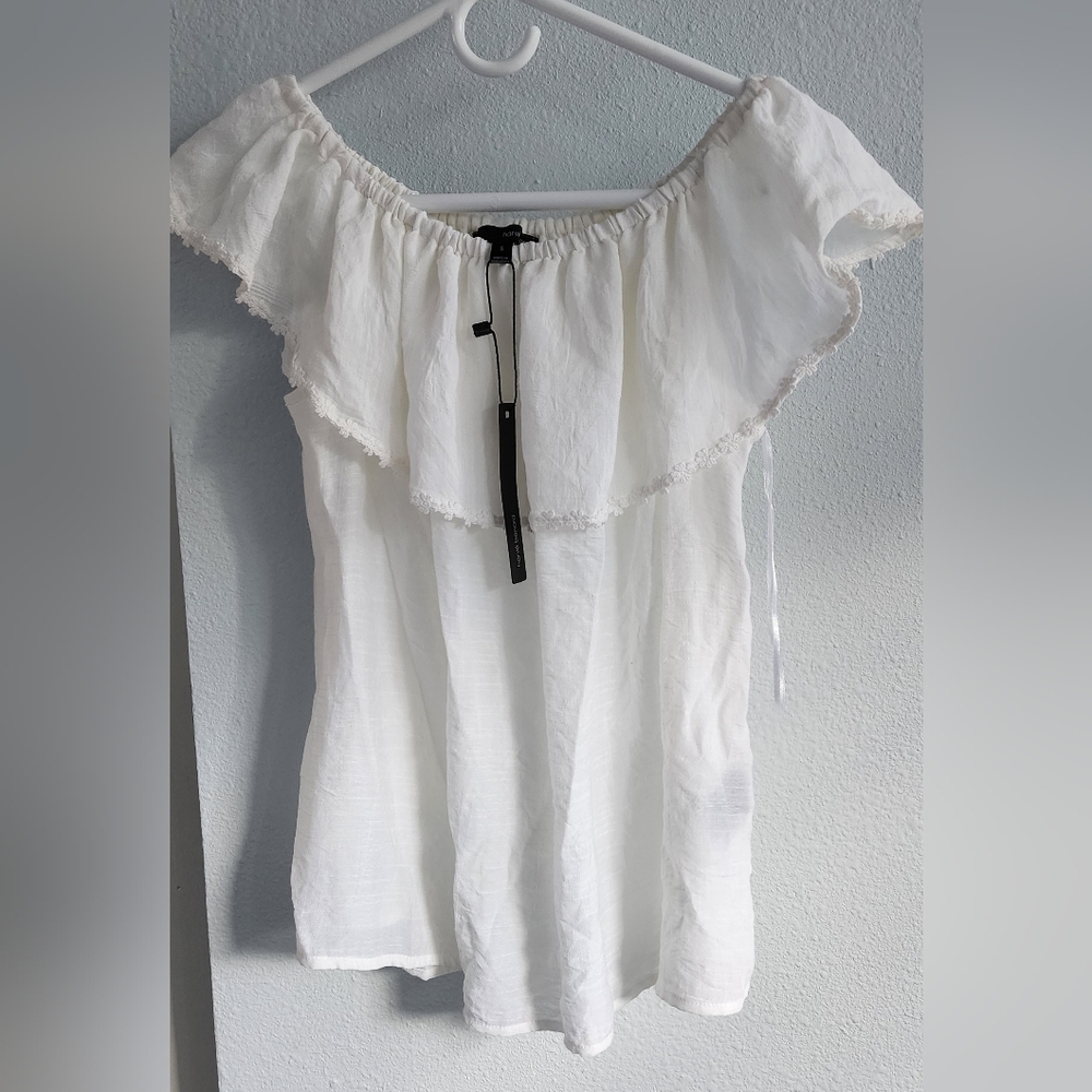 Harvé benard white blouse new with tag.